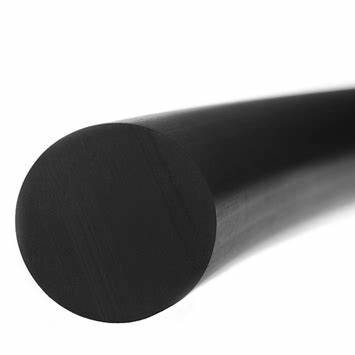 Ultraligero a prueba de ácido del cordón negro antiusura de la goma de silicona de FKM