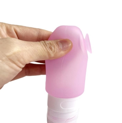 Juego de botellas de viaje de silicona Aprobado por la Tsa A prueba de fugas Recargable Silicona Exprimible Accesorios de viaje Contenedores para Toi