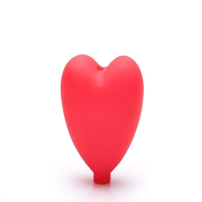 Bulbo médico del apretón de la goma de silicona de la forma inflable del corazón a prueba de calor
